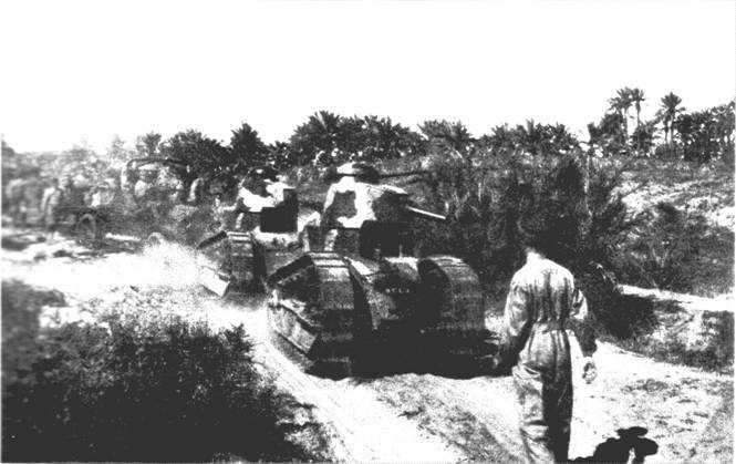 la prima batteria in tripolitania